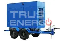 Дизельный генератор ТСС АД-500С-Т400-1РПМ16 на прицепе