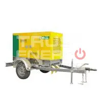 Дизельный генератор MitsuDiesel МД АД-16С-230-1РКМ29 в шумозащитном кожухе на шасси